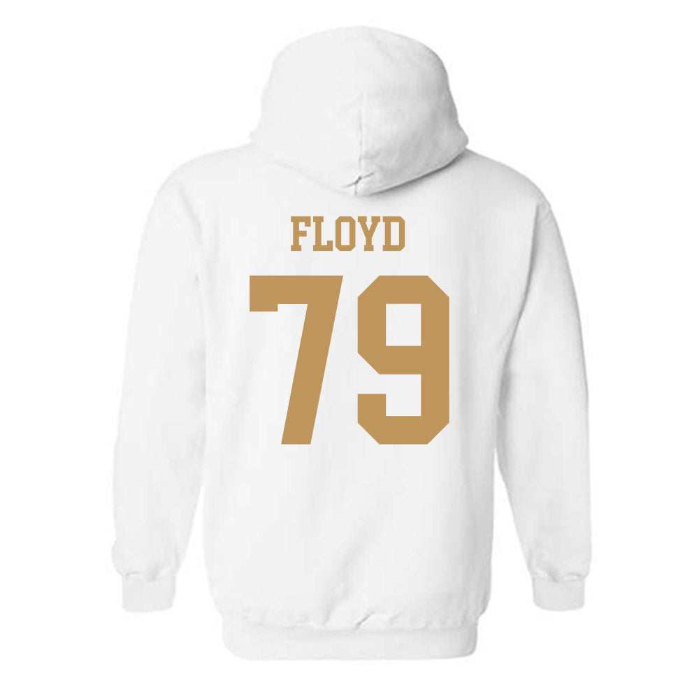 Georgia Tech - NCAA Football : Jordan Floyd - Classic Shersey Hooded Sweatshirt-1