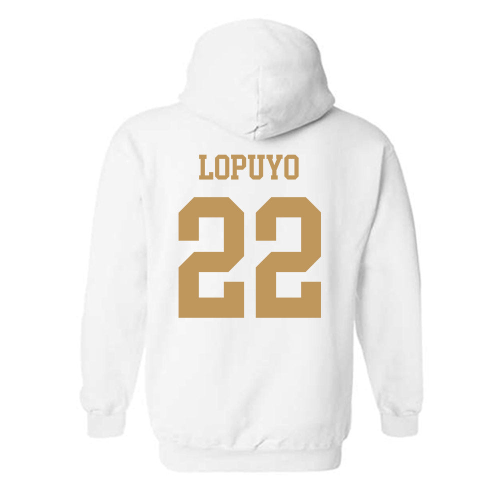Georgia Tech - NCAA Women's Volleyball : Ital Lopuyo - Classic Shersey Hooded Sweatshirt-1