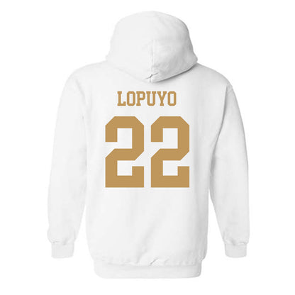 Georgia Tech - NCAA Women's Volleyball : Ital Lopuyo - Classic Shersey Hooded Sweatshirt-1