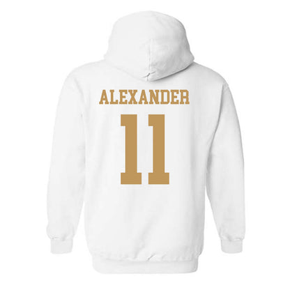 Georgia Tech - NCAA Football : Chad Alexander - Classic Shersey Hooded Sweatshirt-1