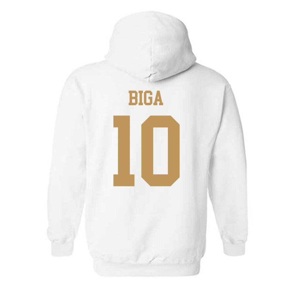 Georgia Tech - NCAA Baseball : James Biga - Classic Shersey Hooded Sweatshirt-1