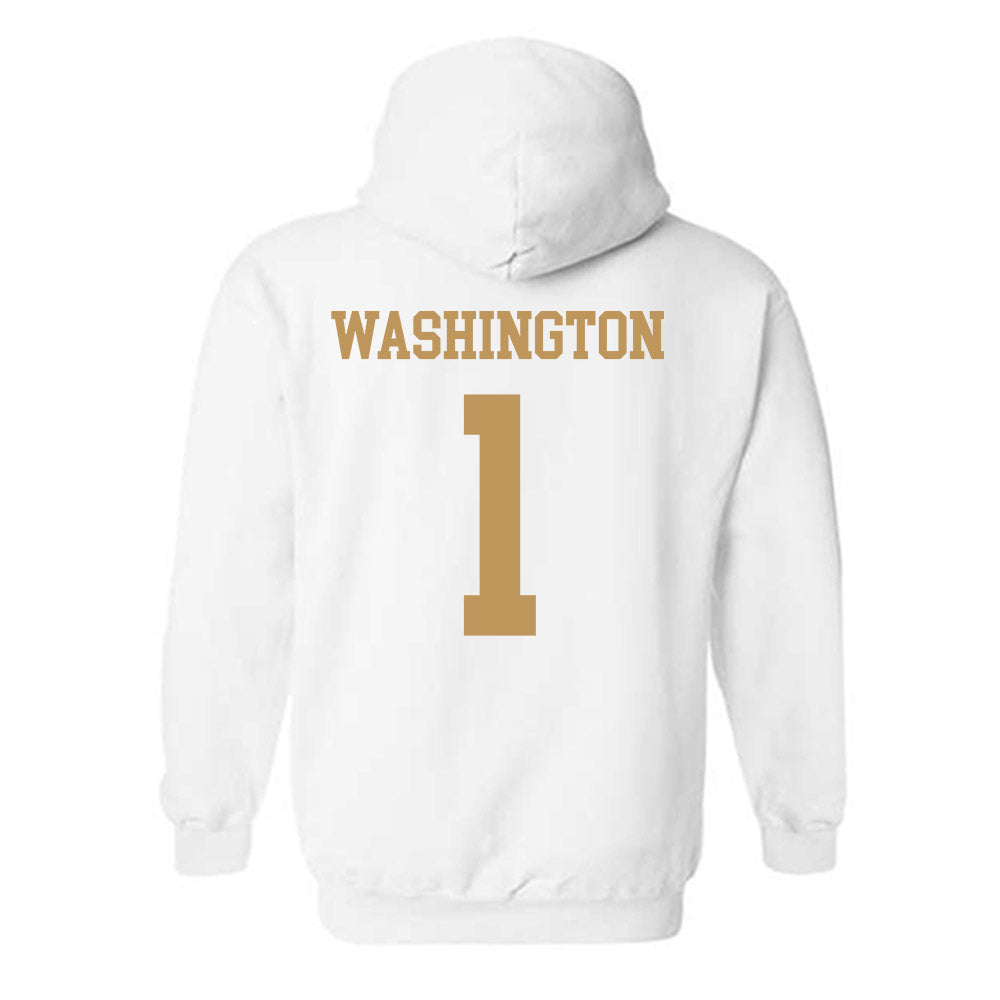 Georgia Tech - NCAA Men's Basketball : Lamar Washington - Classic Shersey Hooded Sweatshirt-1