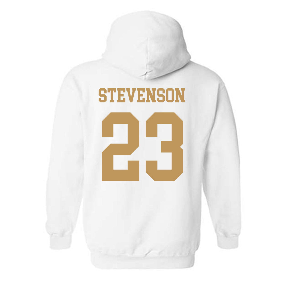 Georgia Tech - NCAA Football : Traeviss Stevenson - Classic Shersey Hooded Sweatshirt-1