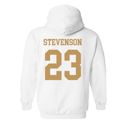 Georgia Tech - NCAA Football : Traeviss Stevenson - Classic Shersey Hooded Sweatshirt-1