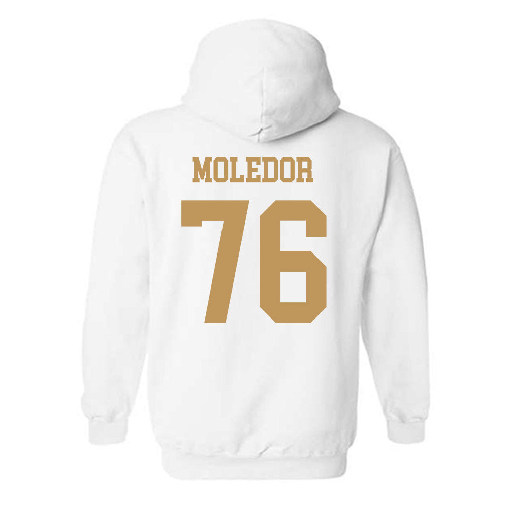Georgia Tech - NCAA Football : Krew Moledor - Classic Shersey Hooded Sweatshirt-1
