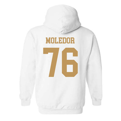 Georgia Tech - NCAA Football : Krew Moledor - Classic Shersey Hooded Sweatshirt-1