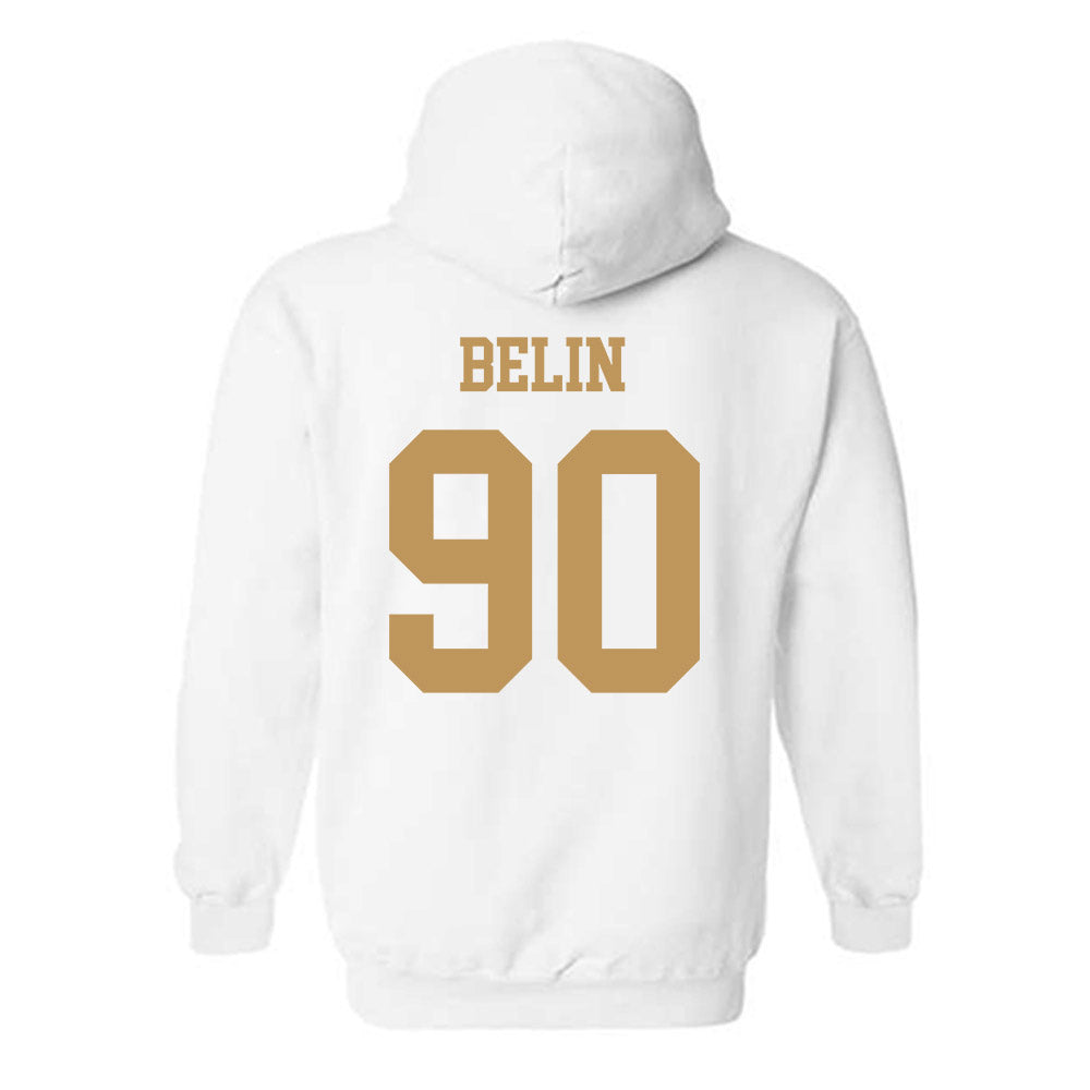 Georgia Tech - NCAA Football : Blake Belin - Classic Shersey Hooded Sweatshirt-1