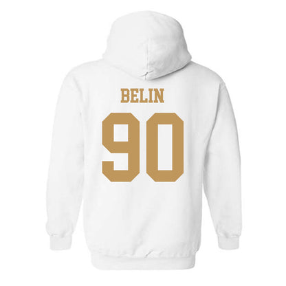 Georgia Tech - NCAA Football : Blake Belin - Classic Shersey Hooded Sweatshirt-1