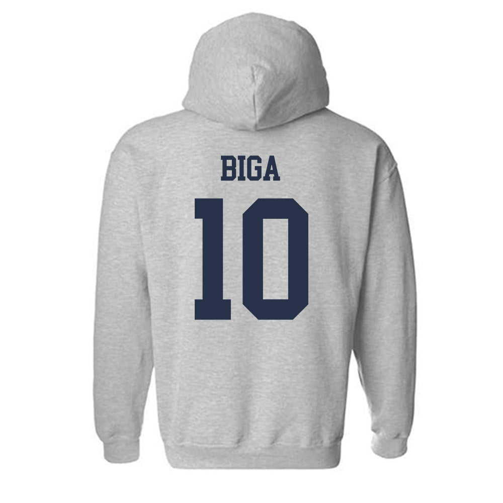 Georgia Tech - NCAA Baseball : James Biga - Classic Shersey Hooded Sweatshirt-1