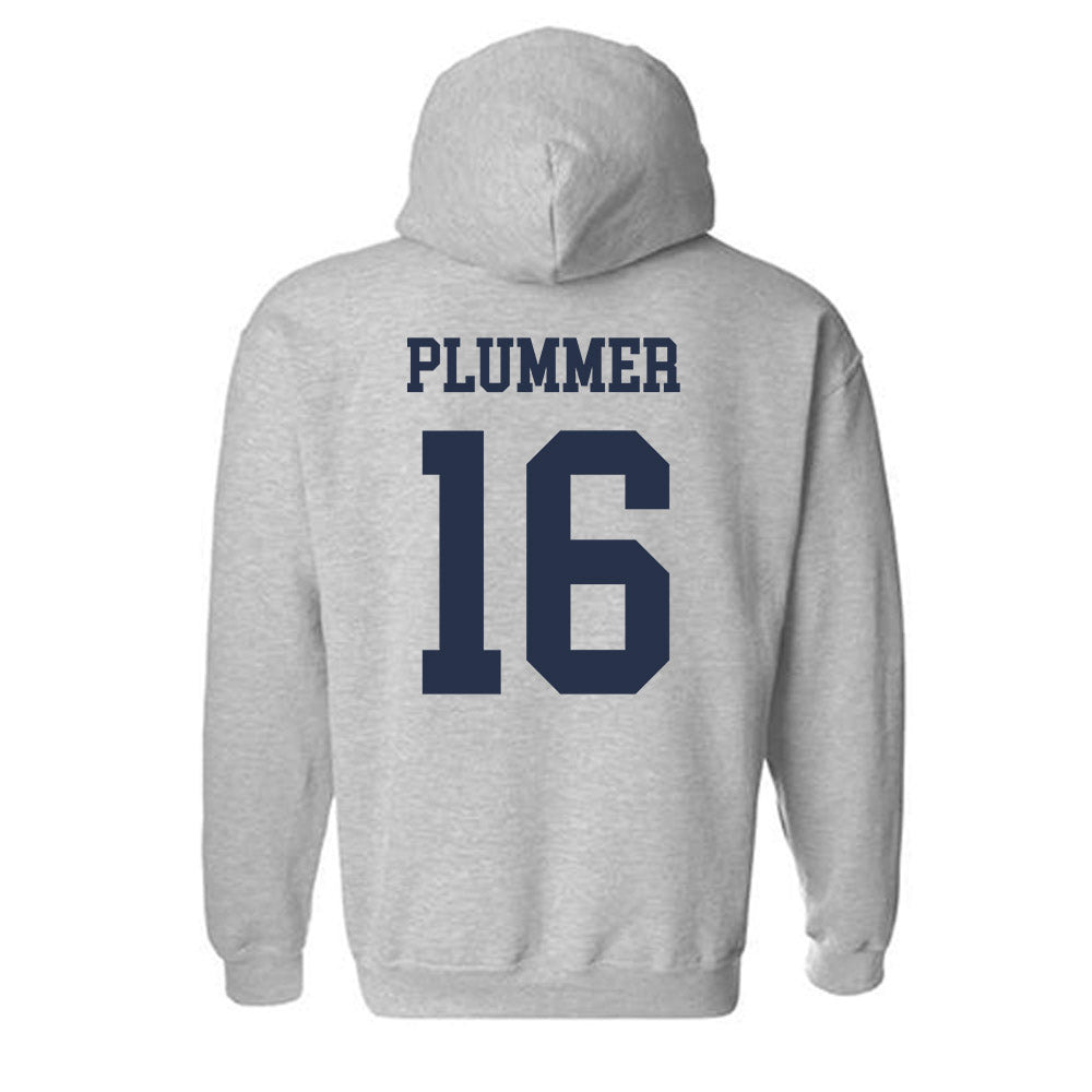 Georgia Tech - NCAA Football : Jaiven Plummer - Classic Shersey Hooded Sweatshirt-1