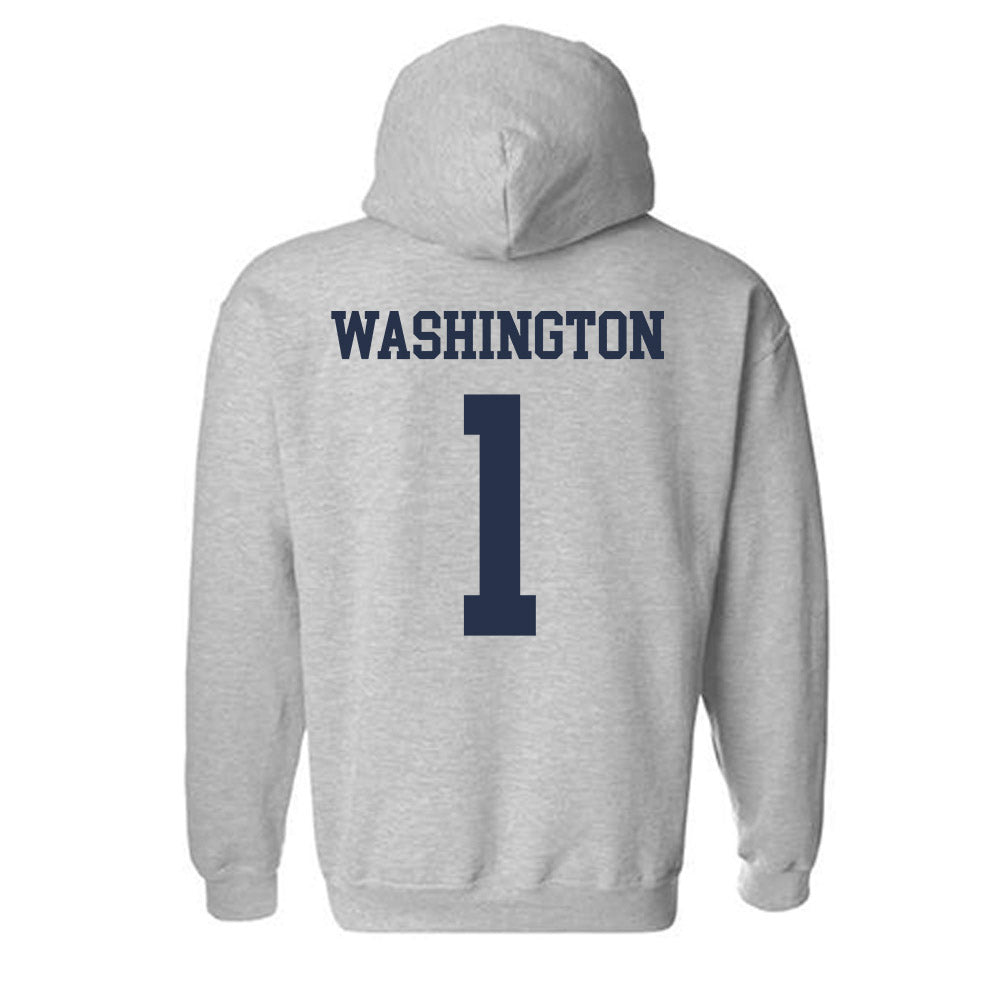 Georgia Tech - NCAA Men's Basketball : Lamar Washington - Classic Shersey Hooded Sweatshirt-1
