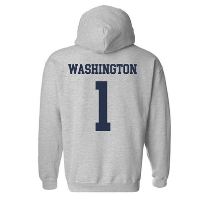 Georgia Tech - NCAA Men's Basketball : Lamar Washington - Classic Shersey Hooded Sweatshirt-1