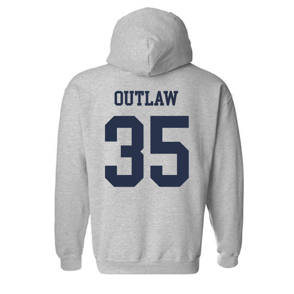 Georgia Tech - NCAA Football : Braylon Outlaw - Classic Shersey Hooded Sweatshirt-1