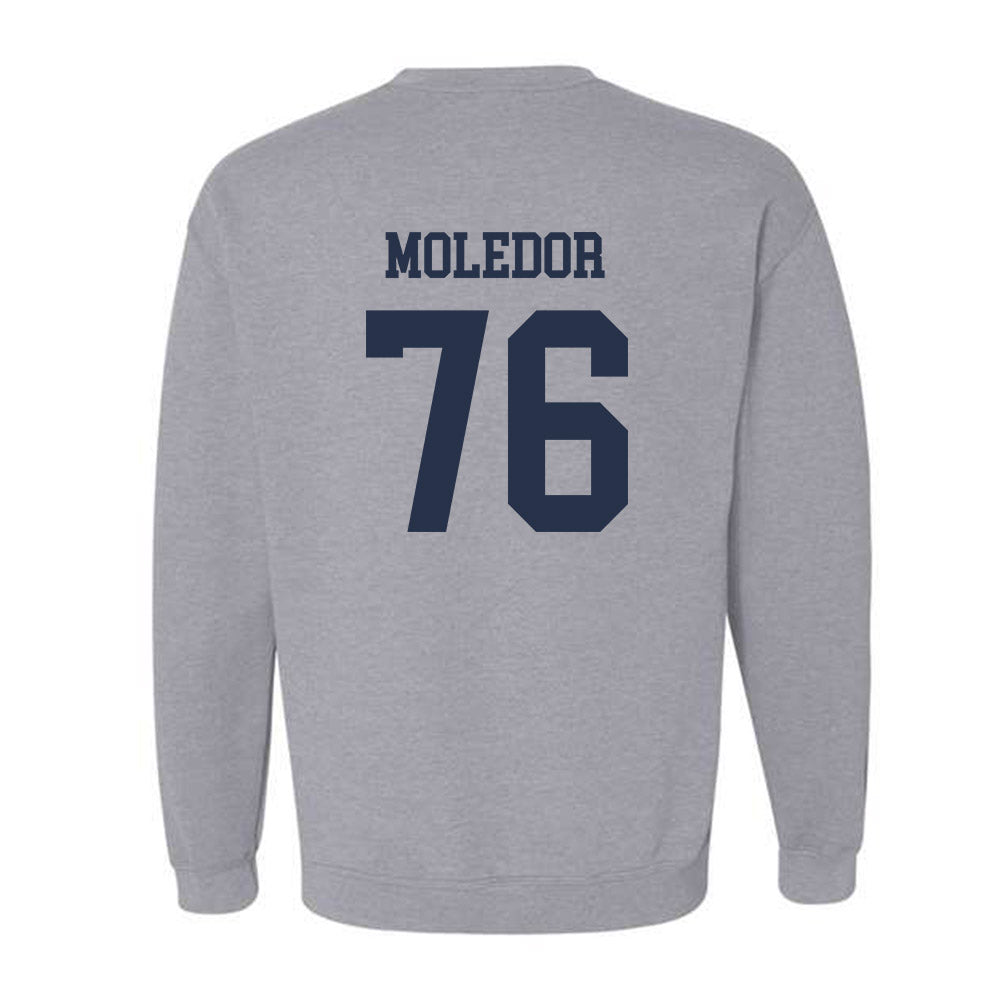 Georgia Tech - NCAA Football : Krew Moledor - Classic Shersey Crewneck Sweatshirt-1