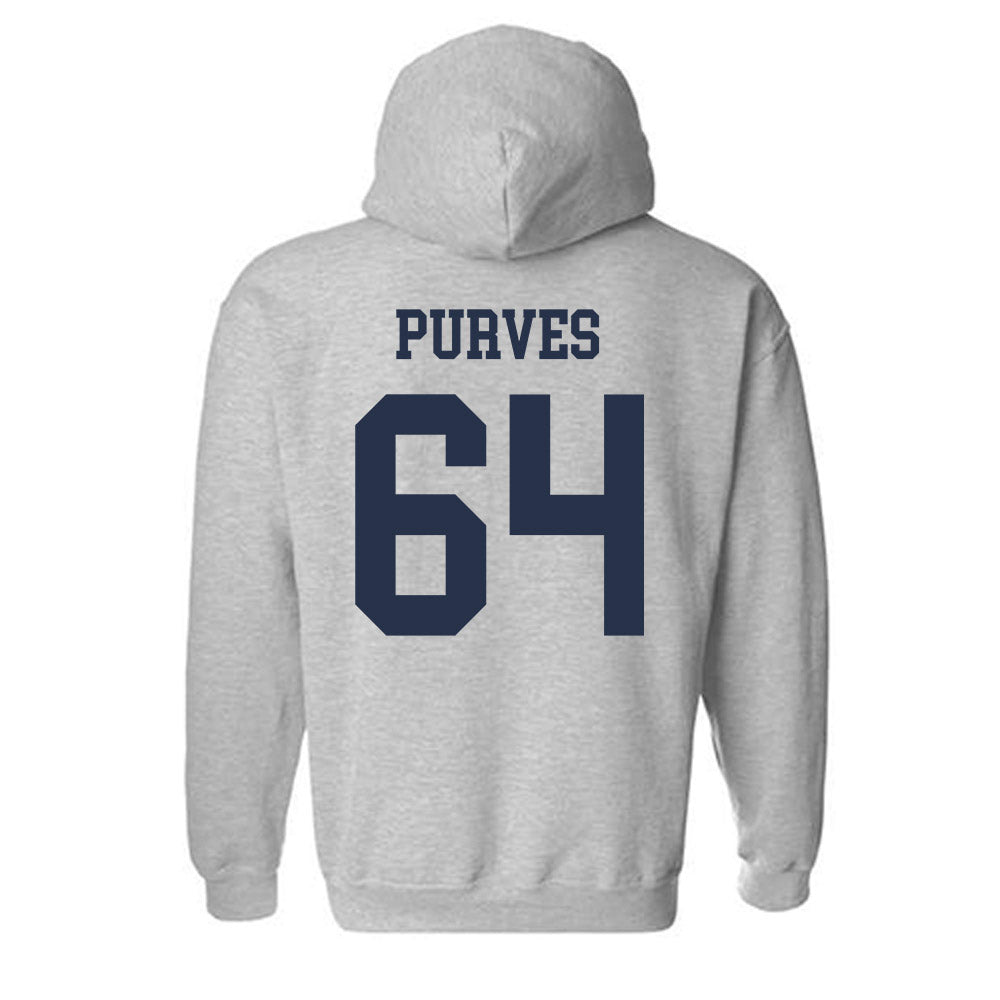 Georgia Tech - NCAA Football : Ryan Purves - Classic Shersey Hooded Sweatshirt-1