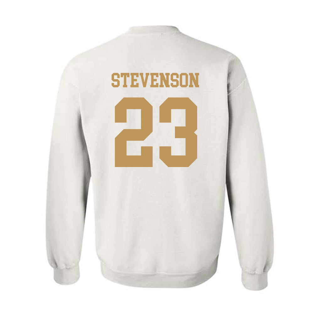 Georgia Tech - NCAA Football : Traeviss Stevenson - Classic Shersey Crewneck Sweatshirt-1
