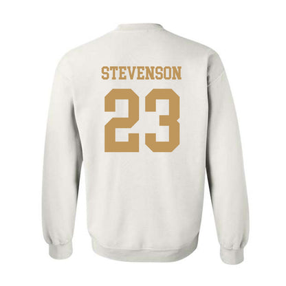 Georgia Tech - NCAA Football : Traeviss Stevenson - Classic Shersey Crewneck Sweatshirt-1