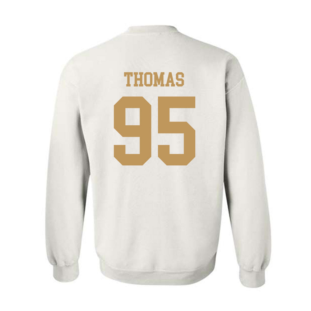 Georgia Tech - NCAA Football : Tawfiq Thomas - Classic Shersey Crewneck Sweatshirt-1