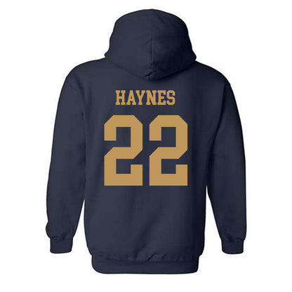 Georgia Tech - NCAA Football : Justice Haynes - Classic Shersey Hooded Sweatshirt-1