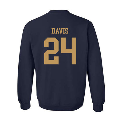 Georgia Tech - NCAA Football : Trenton Davis - Classic Shersey Crewneck Sweatshirt-1