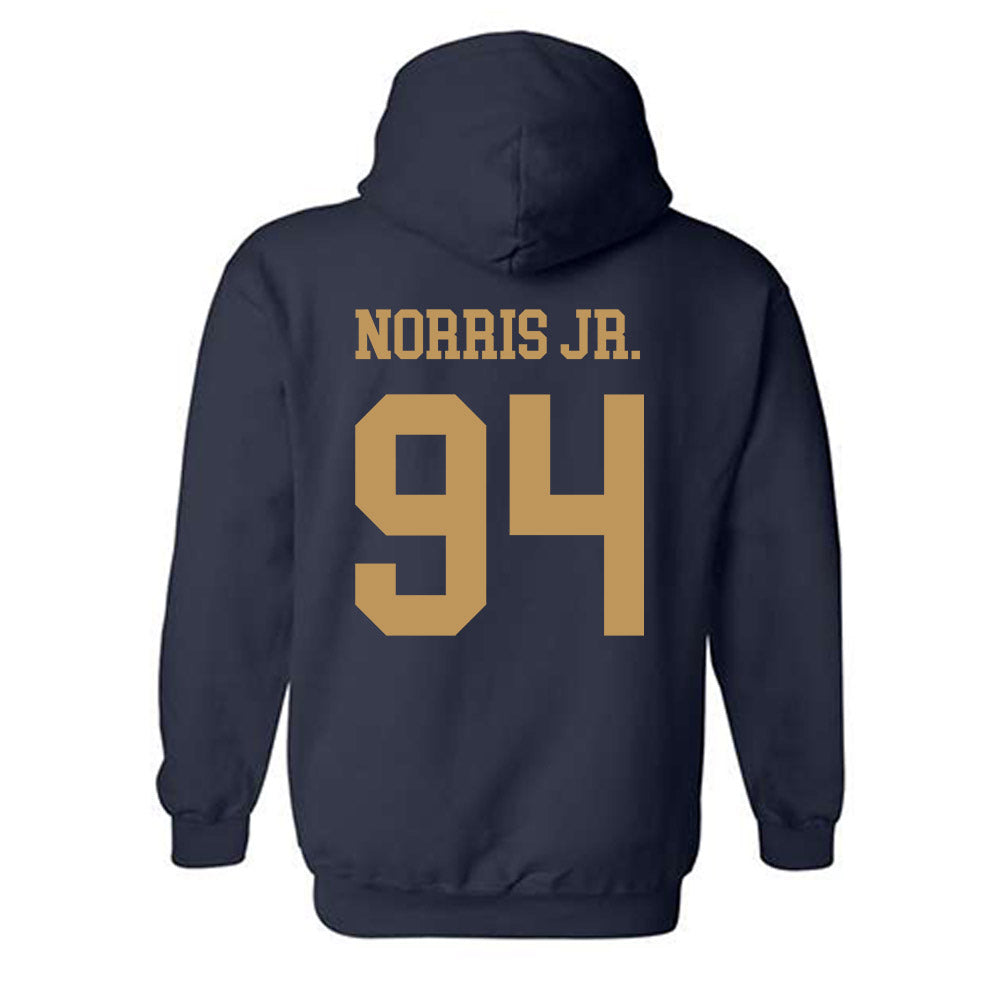 Georgia Tech - NCAA Football : Derry Norris Jr. - Classic Shersey Hooded Sweatshirt-1