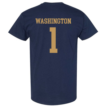 Georgia Tech - NCAA Men's Basketball : Lamar Washington - Classic Shersey T-Shirt-1