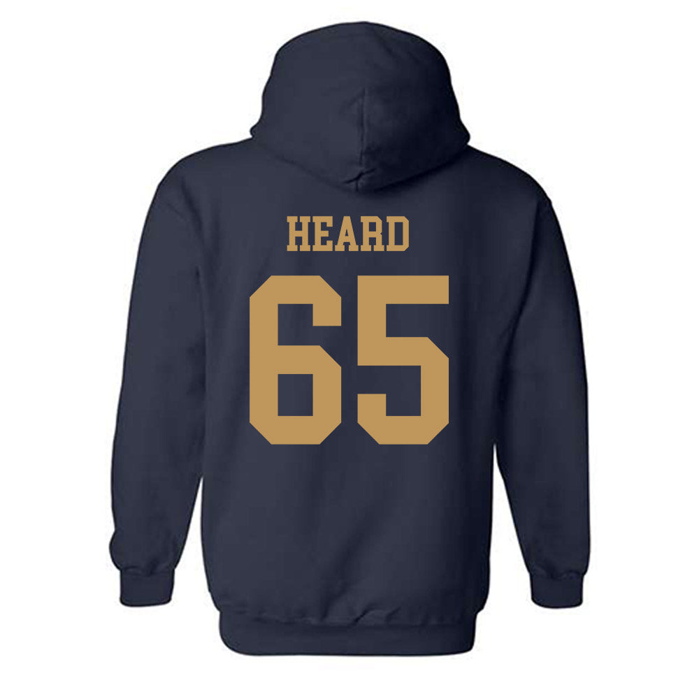 Georgia Tech - NCAA Football : Courtney Heard - Classic Shersey Hooded Sweatshirt-1