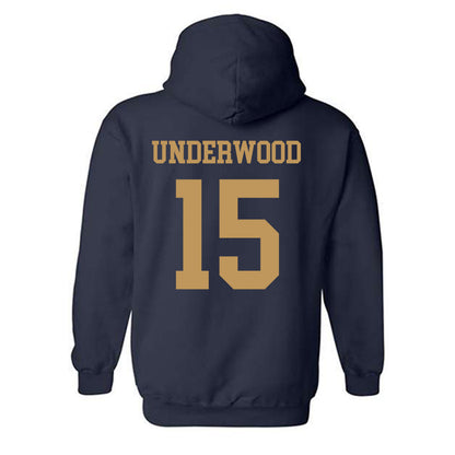 Georgia Tech - NCAA Baseball : Cooper Underwood - Classic Shersey Hooded Sweatshirt-1
