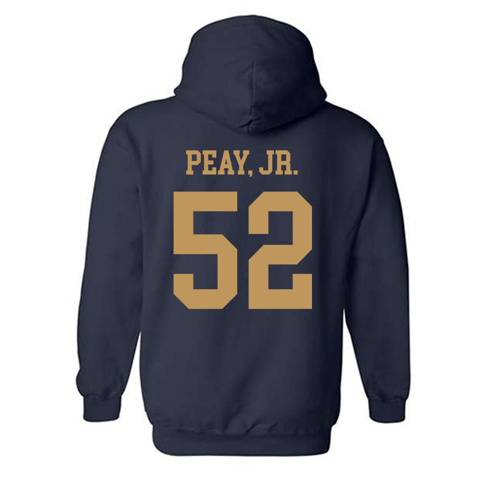 Georgia Tech - NCAA Football : Kevin Peay, Jr. - Classic Shersey Hooded Sweatshirt-1