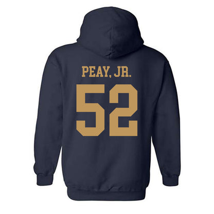 Georgia Tech - NCAA Football : Kevin Peay, Jr. - Classic Shersey Hooded Sweatshirt-1