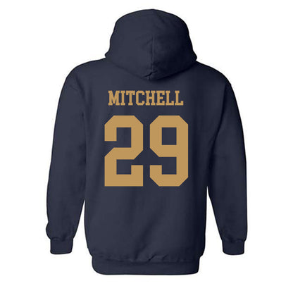 Georgia Tech - NCAA Football : Jon Mitchell - Classic Shersey Hooded Sweatshirt-1