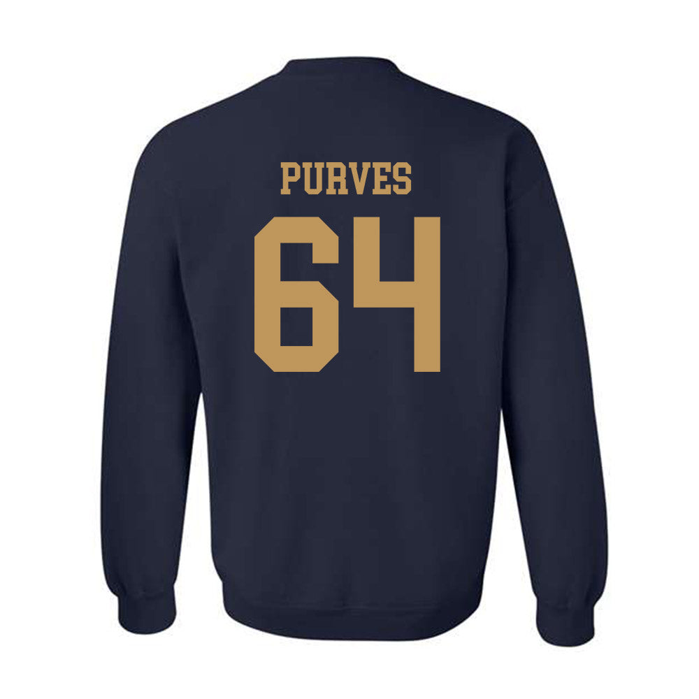 Georgia Tech - NCAA Football : Ryan Purves - Classic Shersey Crewneck Sweatshirt-1