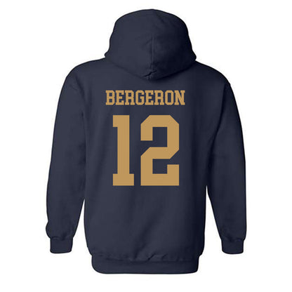 Georgia Tech - NCAA Football : Cole Bergeron - Classic Shersey Hooded Sweatshirt-1
