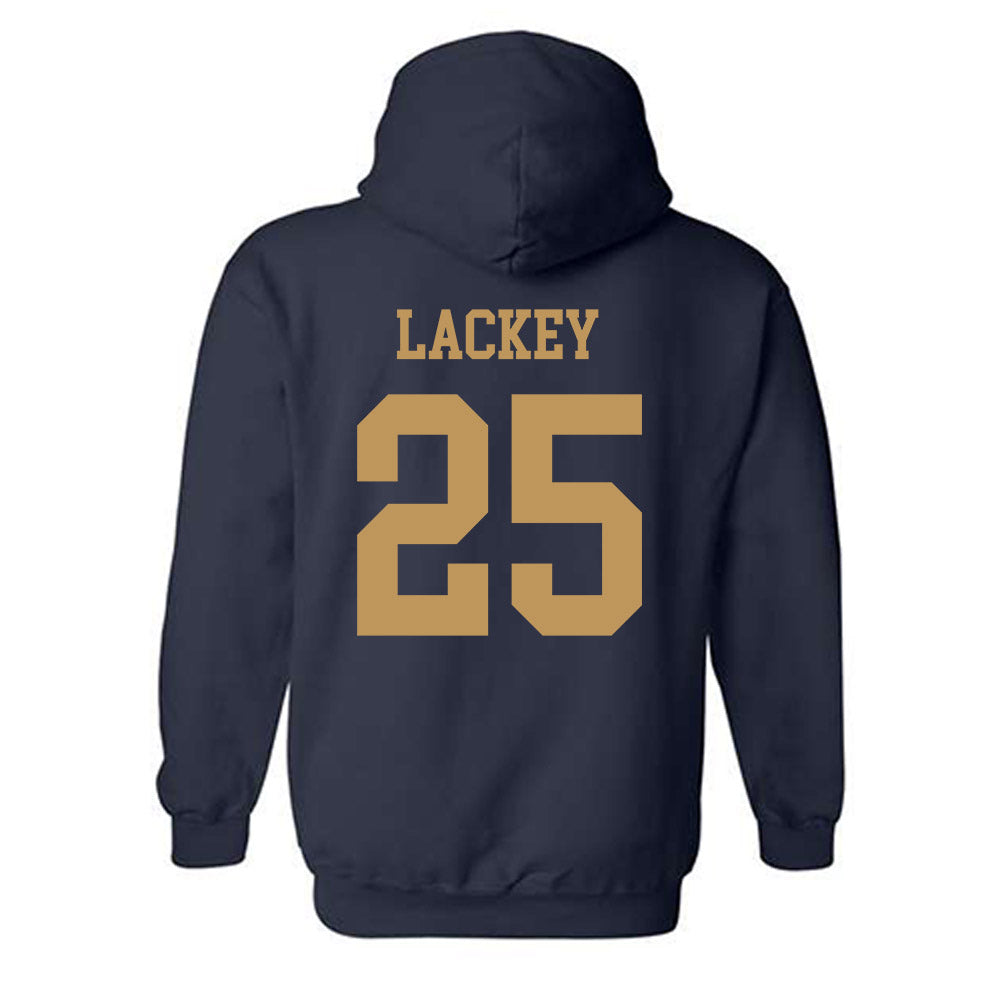 Georgia Tech - NCAA Baseball : Vahn Lackey - Classic Shersey Hooded Sweatshirt-1