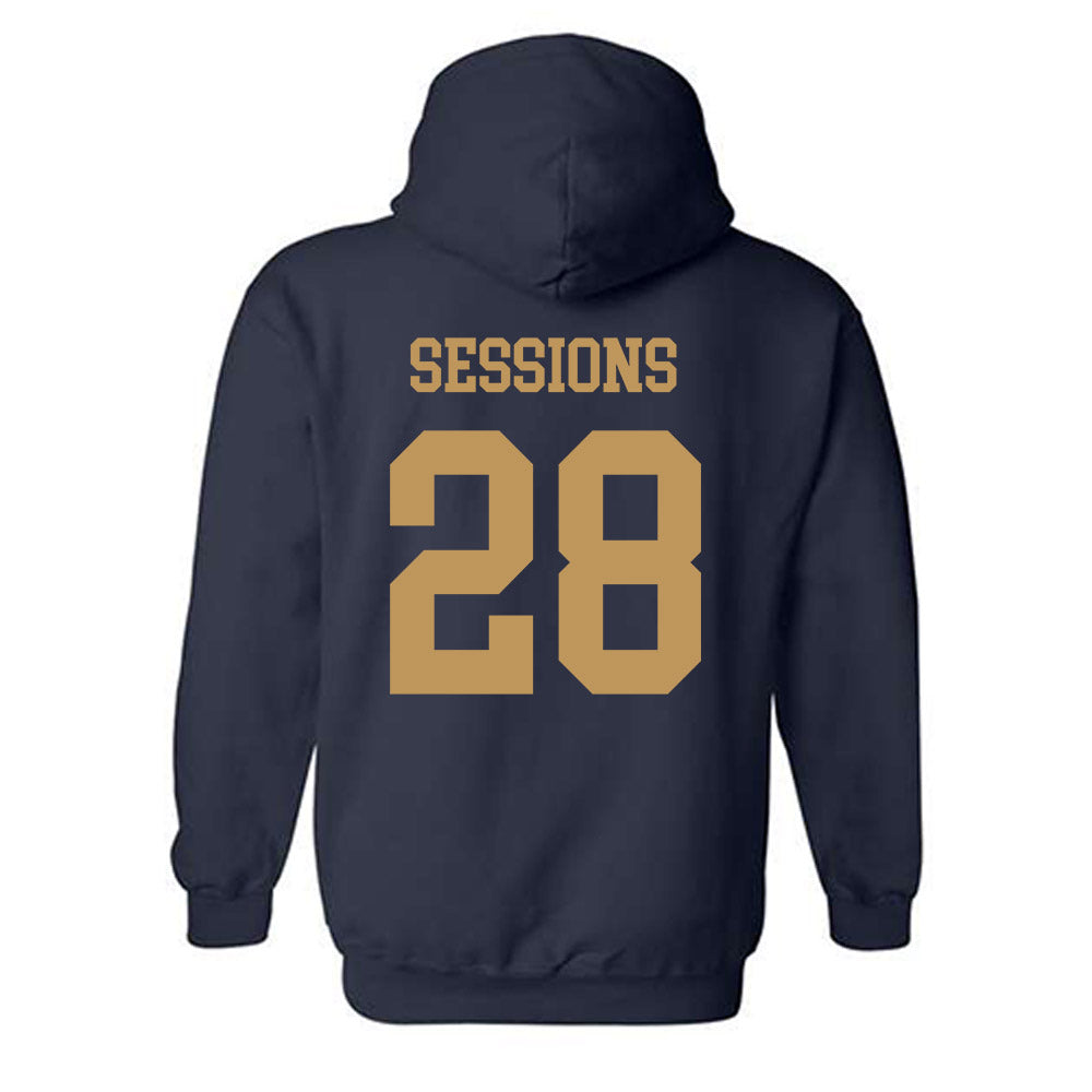Georgia Tech - NCAA Football : Elgin Sessions - Classic Shersey Hooded Sweatshirt-1