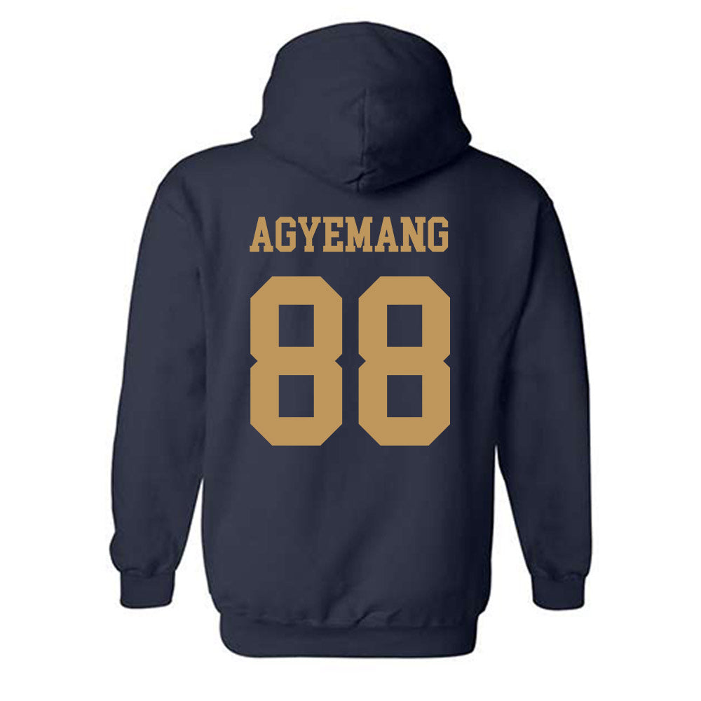 Georgia Tech - NCAA Football : Nathan Agyemang - Classic Shersey Hooded Sweatshirt-1