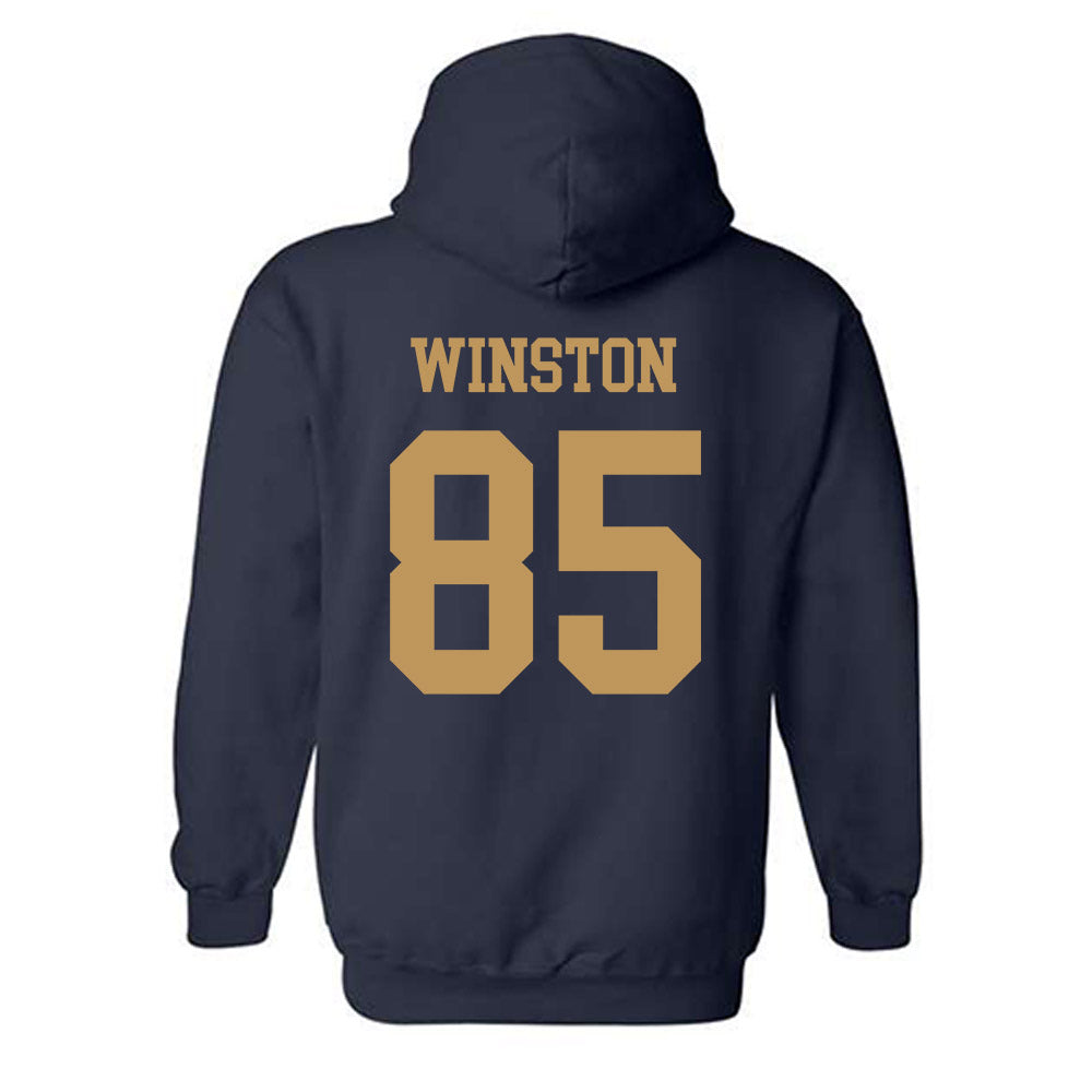 Georgia Tech - NCAA Football : Jj Winston - Classic Shersey Hooded Sweatshirt-1