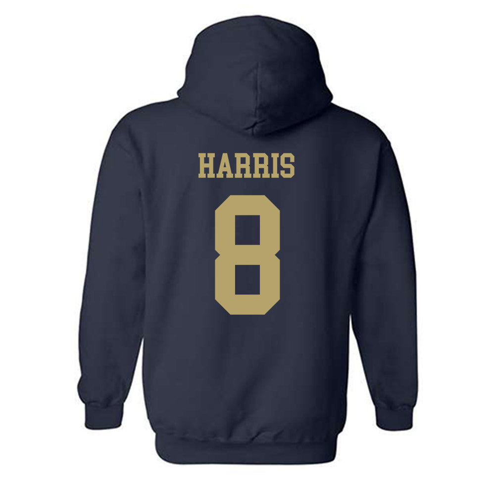Georgia Tech - NCAA Football : Gavin Harris - Classic Shersey Hooded Sweatshirt-1