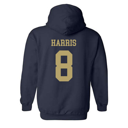 Georgia Tech - NCAA Football : Gavin Harris - Classic Shersey Hooded Sweatshirt-1