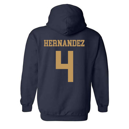 Georgia Tech - NCAA Baseball : Alex Hernandez - Classic Shersey Hooded Sweatshirt-1
