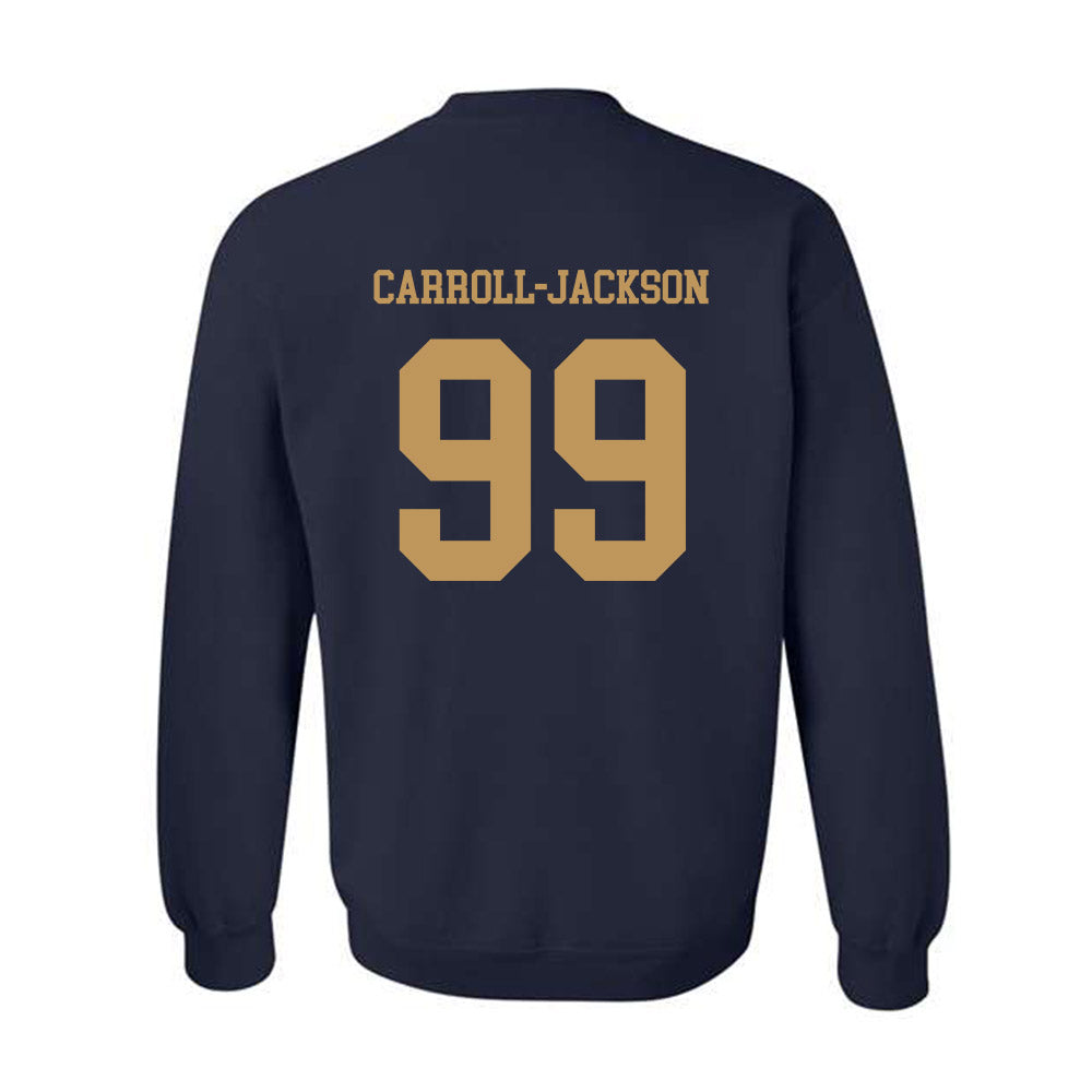 Georgia Tech - NCAA Football : Vincent Carroll-Jackson - Classic Shersey Crewneck Sweatshirt-1