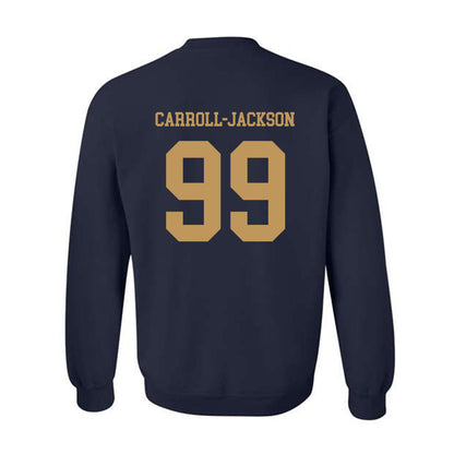 Georgia Tech - NCAA Football : Vincent Carroll-Jackson - Classic Shersey Crewneck Sweatshirt-1