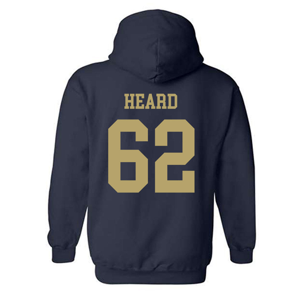 Georgia Tech - NCAA Football : Courtlin Heard - Classic Shersey Hooded Sweatshirt-1