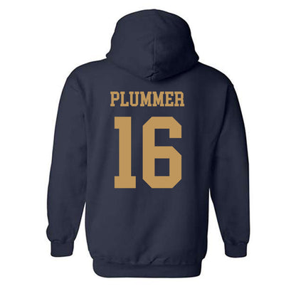 Georgia Tech - NCAA Football : Jaiven Plummer - Classic Shersey Hooded Sweatshirt-1