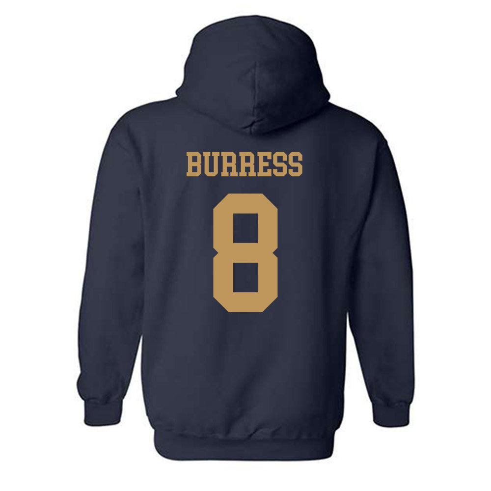 Georgia Tech - NCAA Baseball : Drew Burress - Classic Shersey Hooded Sweatshirt-1