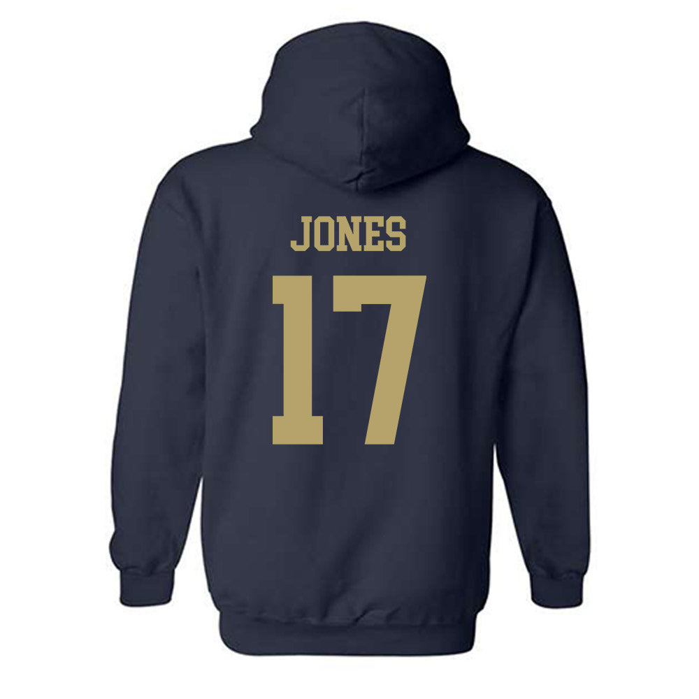 Georgia Tech - NCAA Football : Kealan Jones - Classic Shersey Hooded Sweatshirt-1