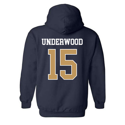 Georgia Tech - NCAA Baseball : Cooper Underwood - Classic Shersey Hooded Sweatshirt-1