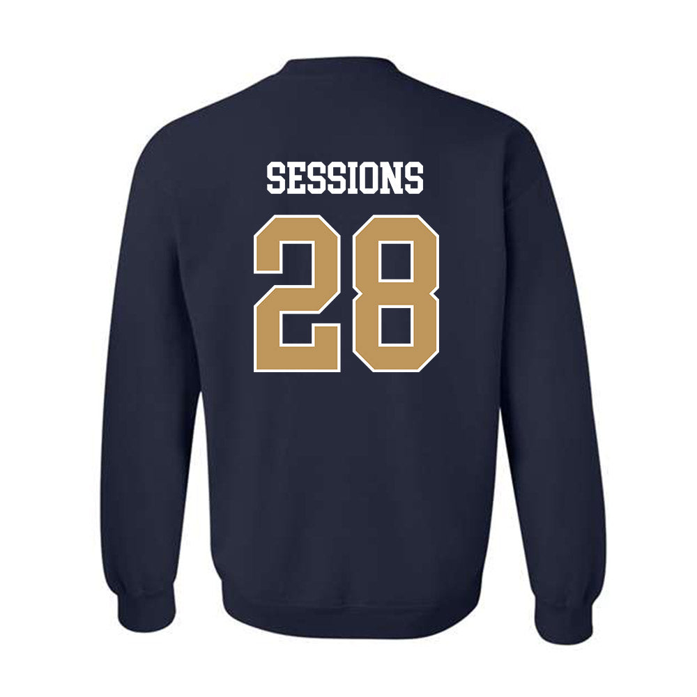 Georgia Tech - NCAA Football : Elgin Sessions - Classic Shersey Crewneck Sweatshirt-1