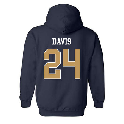 Georgia Tech - NCAA Football : Trenton Davis - Classic Shersey Hooded Sweatshirt-1