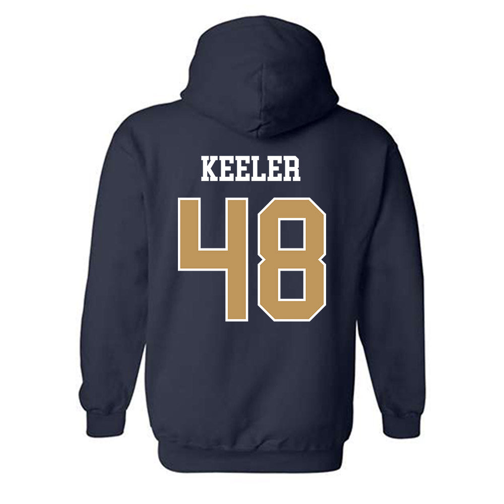 Georgia Tech - NCAA Football : Cal Keeler - Classic Shersey Hooded Sweatshirt-1